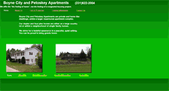 Desktop Screenshot of boynecityandpetoskeyapartments.com